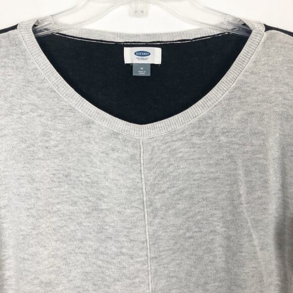 Old Navy 3/4 Sleeve Colorblock Women's Sweater Size Medium - Picture 3 of 12